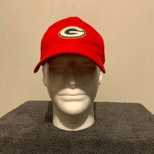 Reebok Red Green Bay Packers Baseball Hat